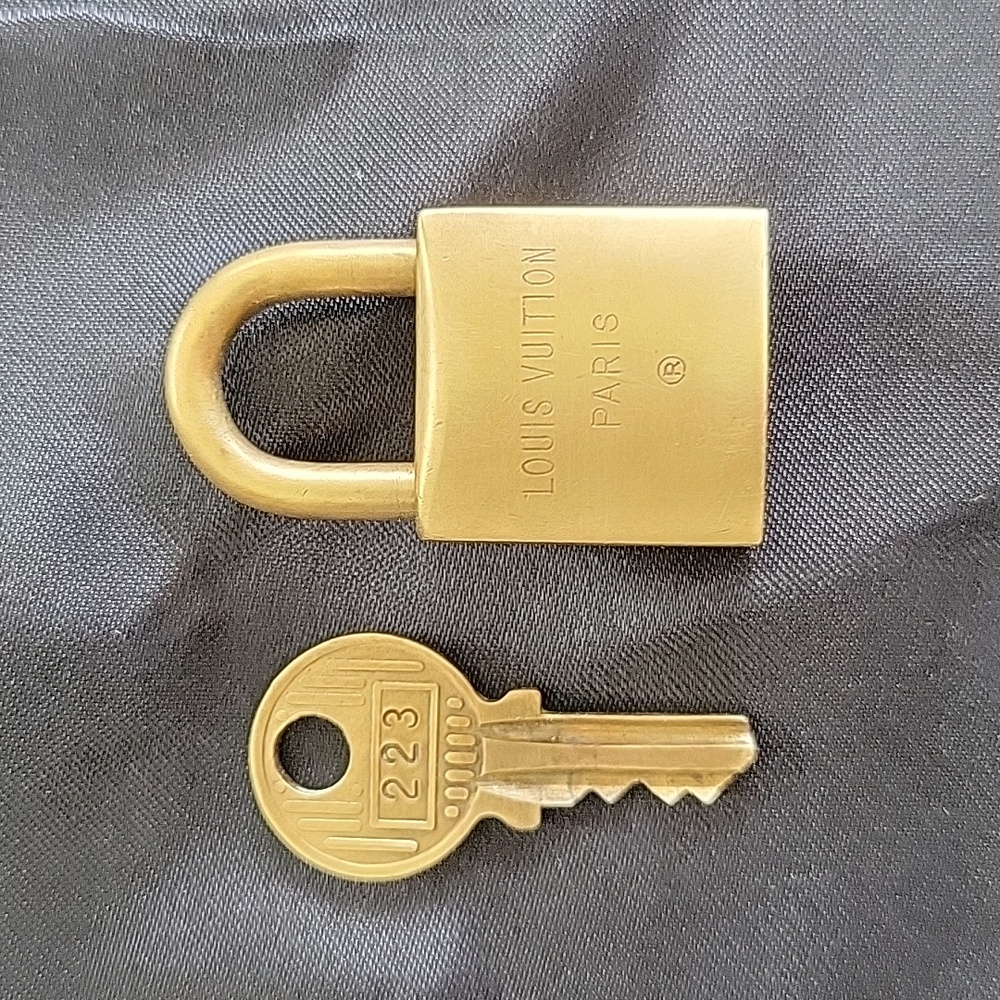 Rare Louis Vuitton lock and key
